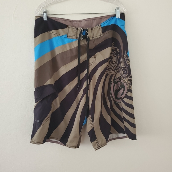 Billabong Psychedelic Swirl Board Shorts sz.33